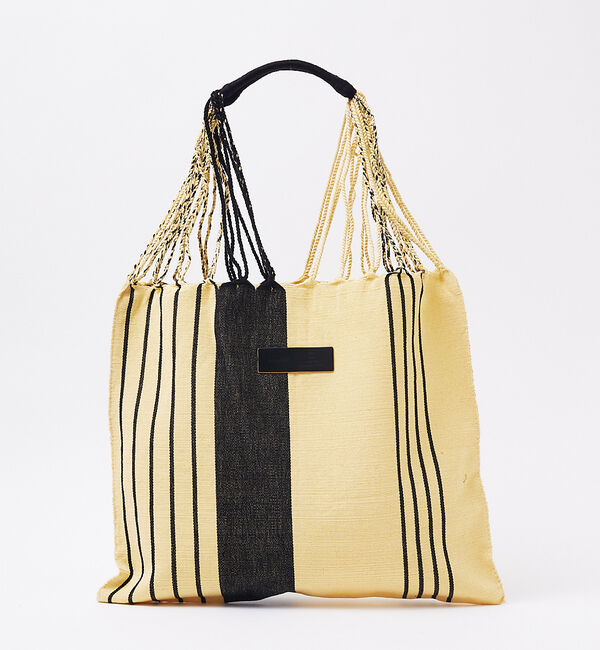 Rouge vif「【MOON BIRD/ムーンバード】手織りハンモックトートバッグ/手織り/A4サ」|ショルダー・メッセンジャー|イエロー系その他2