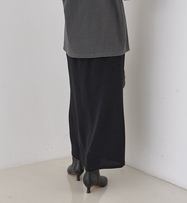 Rouge vif「ラメグリッタージャージナロースカート」|スカート|