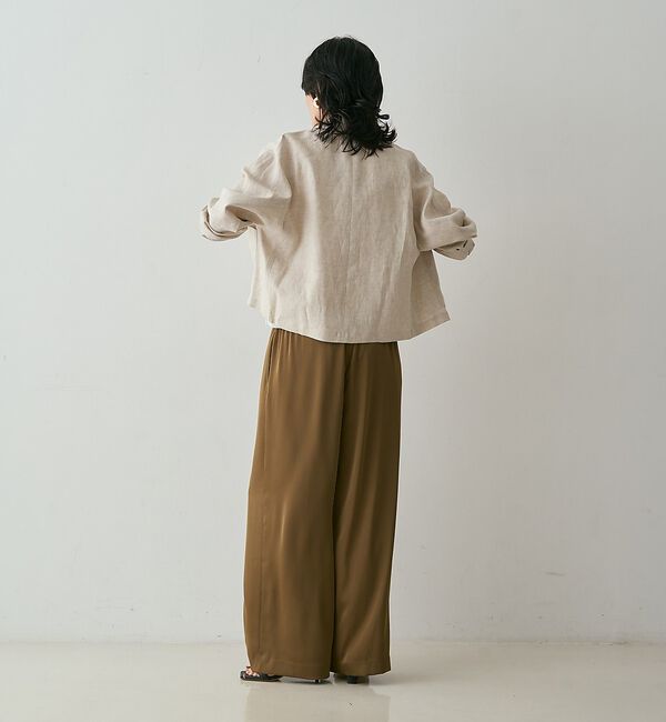 qualite「リネンショートジャケット【予約】」|その他|