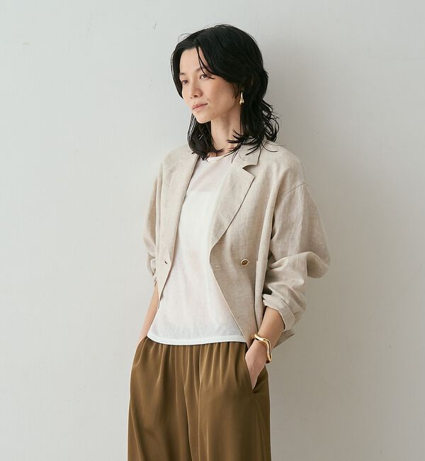 qualite「リネンショートジャケット【予約】」|その他|