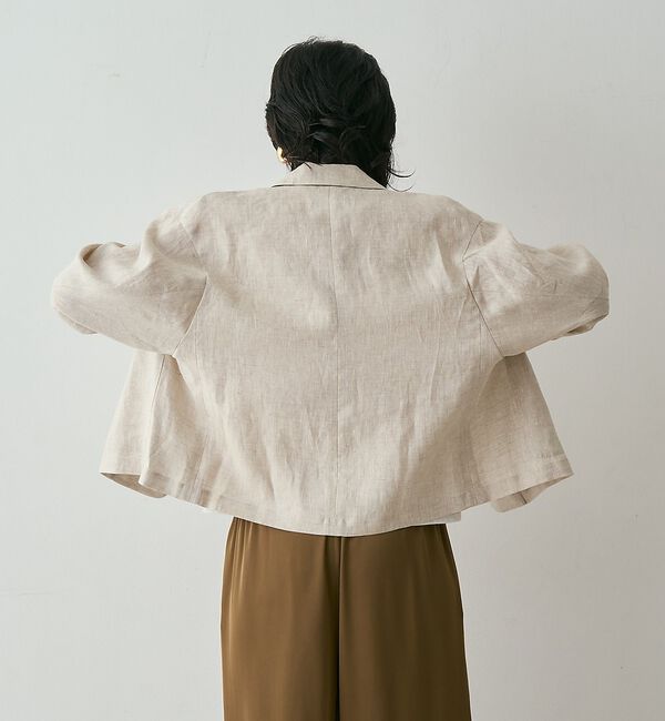 qualite「リネンショートジャケット【予約】」|その他|