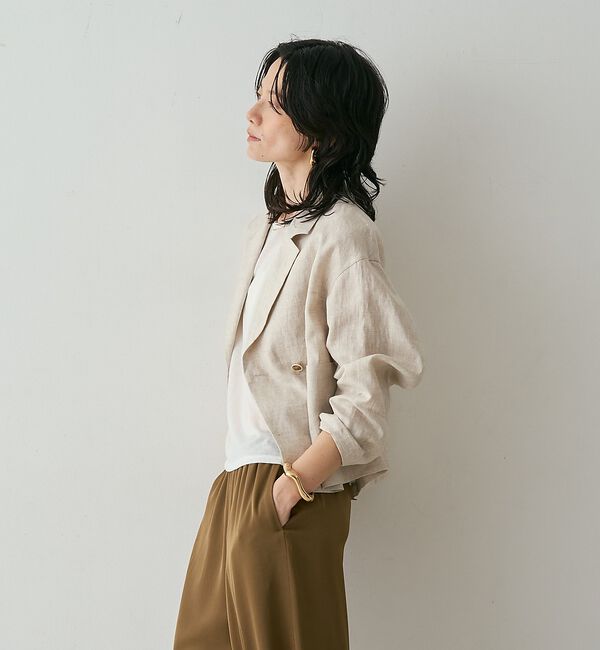 qualite「リネンショートジャケット【予約】」|その他|