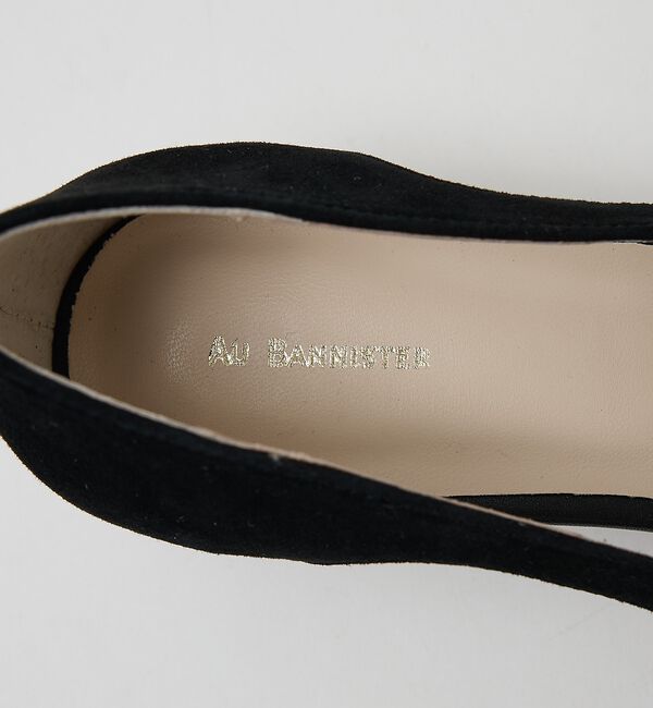 AU BANNISTER「【オープントゥ】バタフライカットウェッジソールパンプス【予約】」|パンプス|