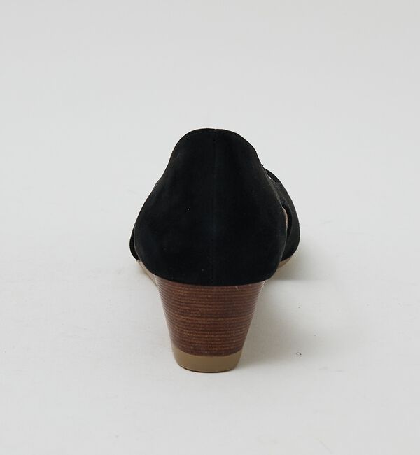 AU BANNISTER「【オープントゥ】バタフライカットウェッジソールパンプス【予約】」|パンプス|