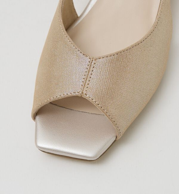 AU BANNISTER「【オープントゥ】バタフライカットウェッジソールパンプス【予約】」|パンプス|