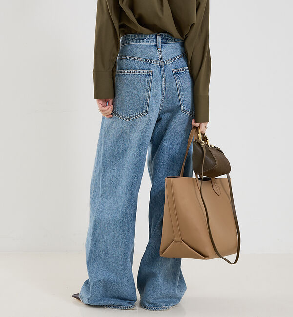 The Store by C' 「【AGOLDE】VANA FOLD JEAN PETITE 28"／フォールドデ」|デニム|