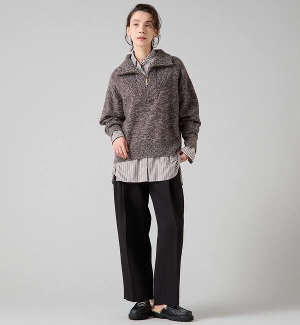 Liesse「ハーフジップニット」|ニット・セーター|