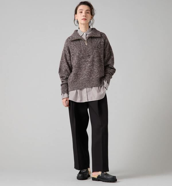 Liesse「ハーフジップニット」|ニット・セーター|