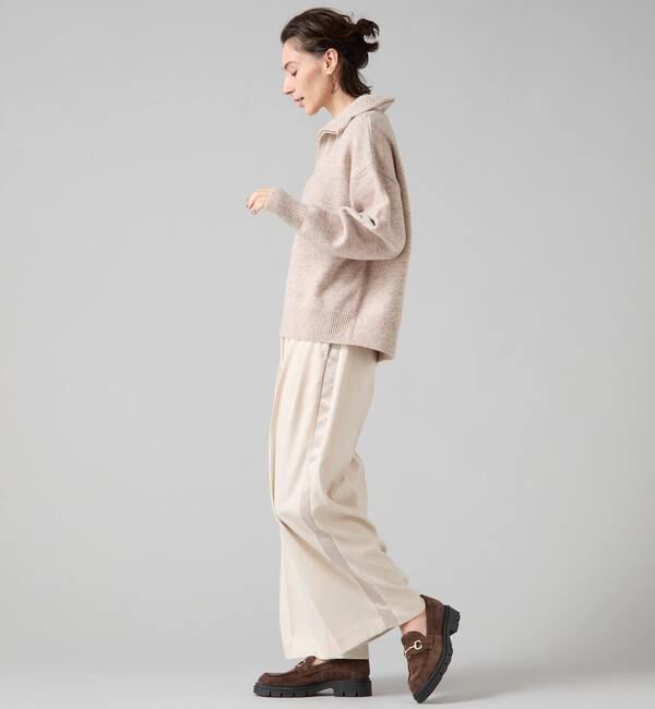 Liesse「ハーフジップニット」|ニット・セーター|