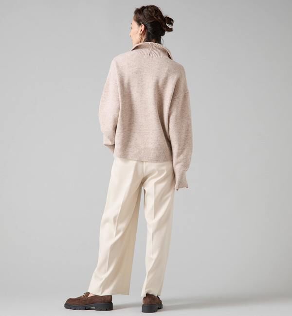 Liesse「ハーフジップニット」|ニット・セーター|