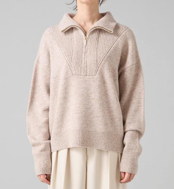 Liesse「ハーフジップニット」|ニット・セーター|