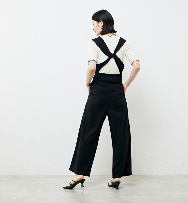 Soffitto「バックツイストサロペット」|オールインワン|