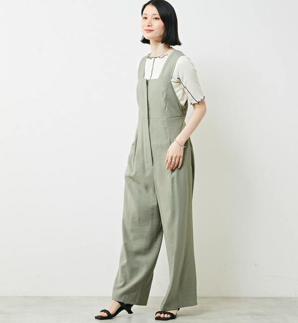 Soffitto「バックツイストサロペット」|オールインワン|