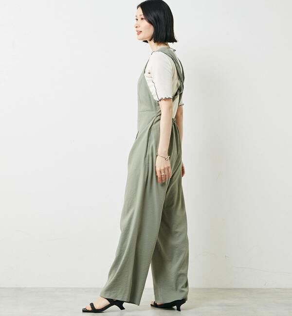 Soffitto「バックツイストサロペット」|オールインワン|