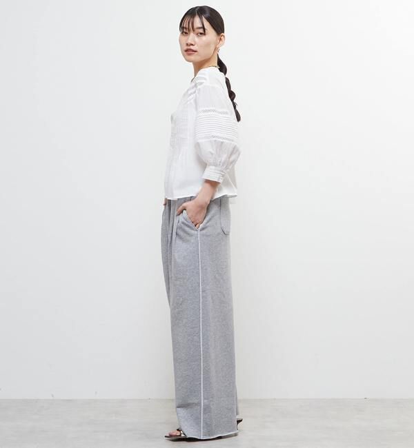 Soffitto「インド綿ピンタックブラウス」|シャツ・ブラウス|