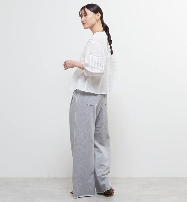 Soffitto「インド綿ピンタックブラウス」|シャツ・ブラウス|