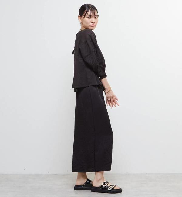 Soffitto「インド綿ピンタックブラウス」|シャツ・ブラウス|