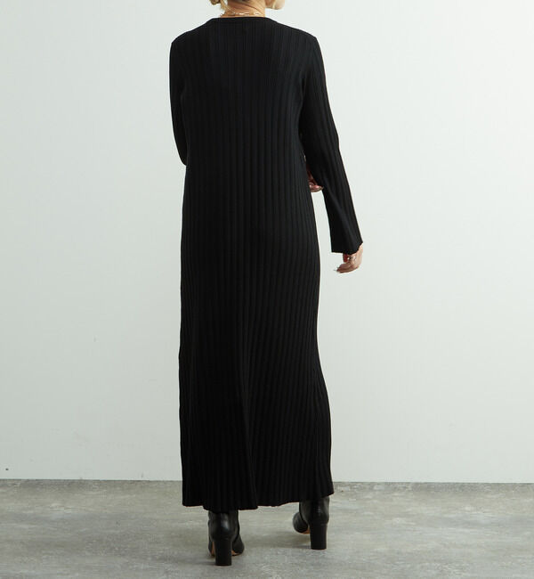 SOFFITTO「ウール混ランダムリブワンピース」|ワンピース|
