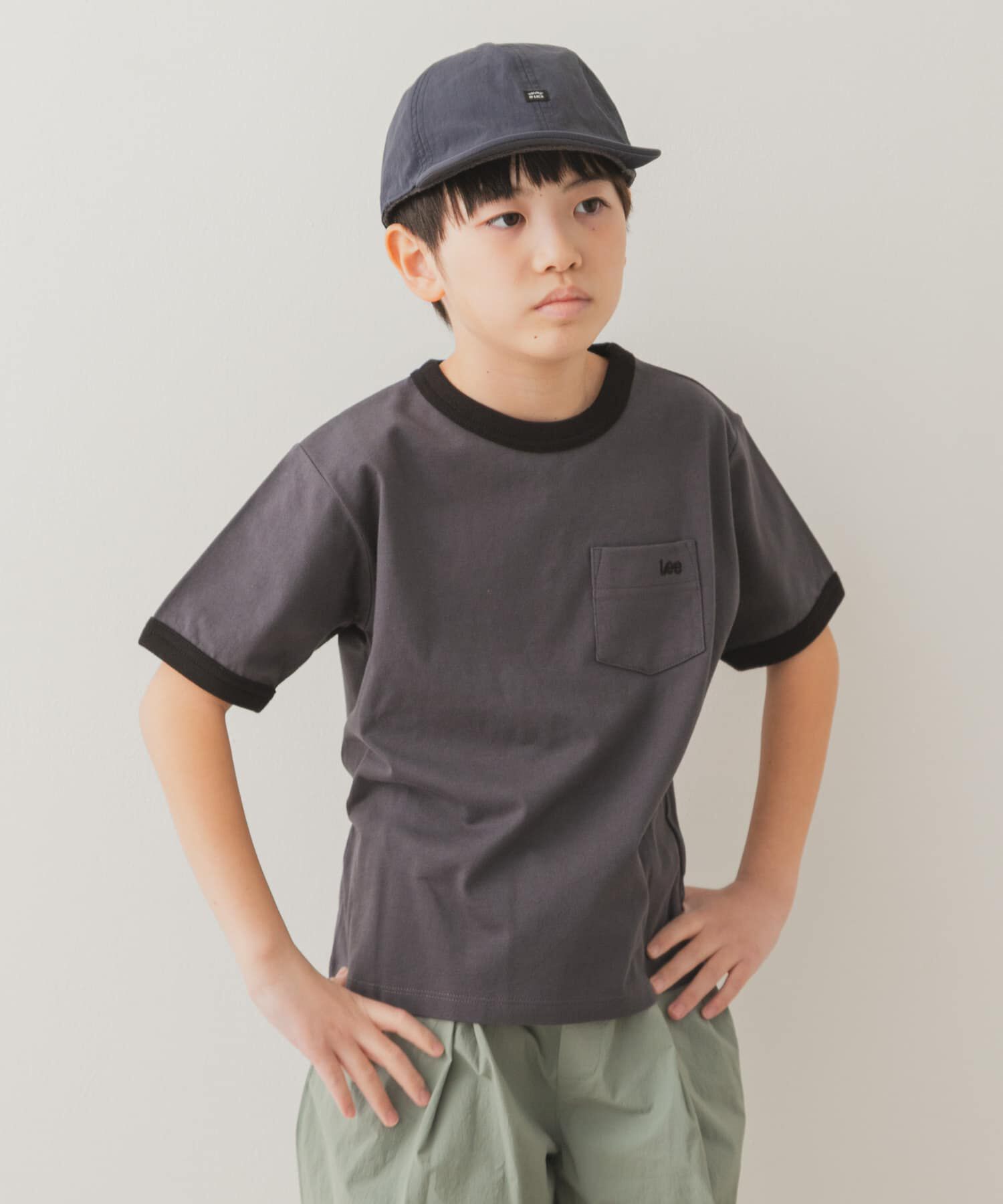URBAN RESEARCH DOORS「『別注』Lee&times;DOORS　リンガーTシャツ(KIDS)」|その他|