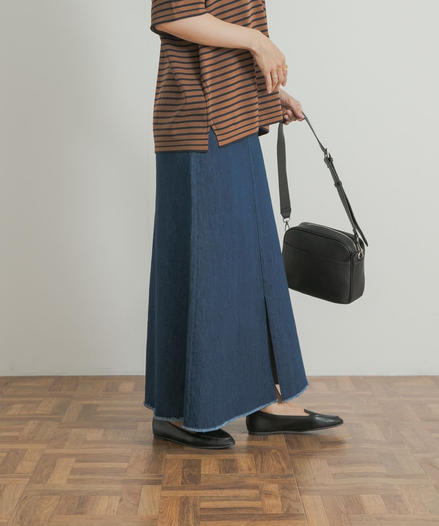 URBAN RESEARCH DOORS「Denim Flare Skirt」|スカート|