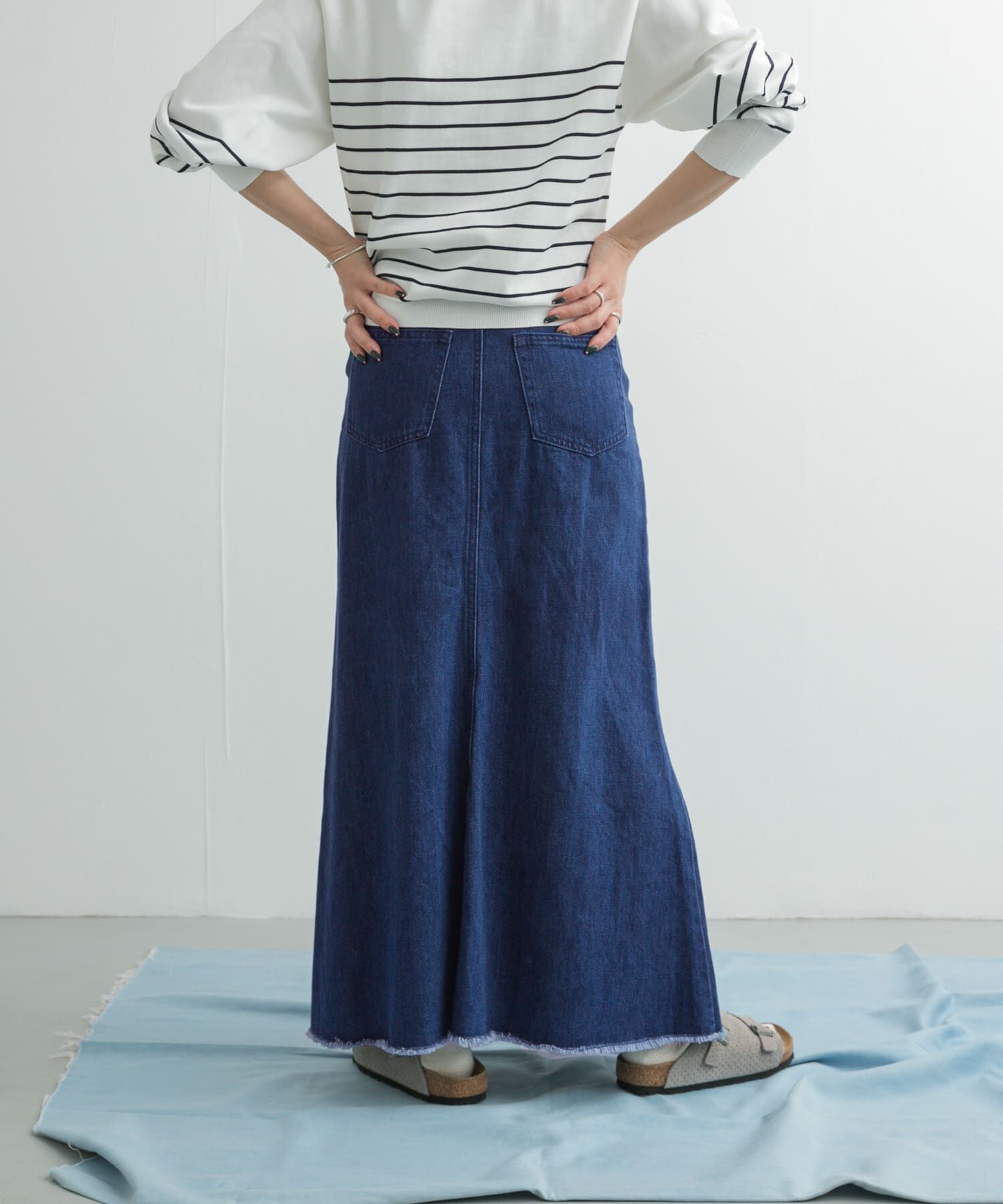 URBAN RESEARCH DOORS「Denim Flare Skirt」|スカート|