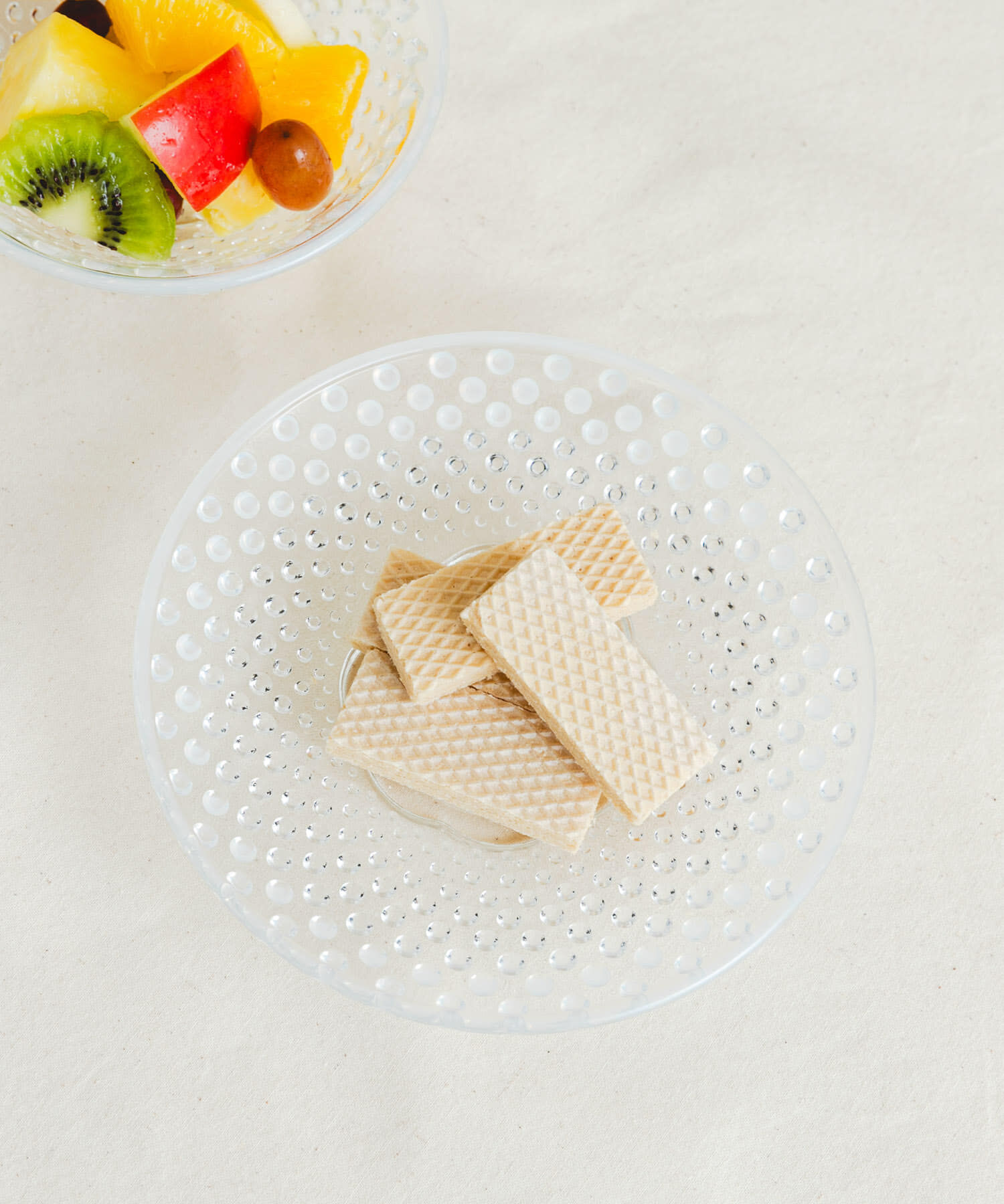 URBAN RESEARCH「『WEB限定』廣田硝子　あられ小皿　白色」|食器・キッチングッズ|