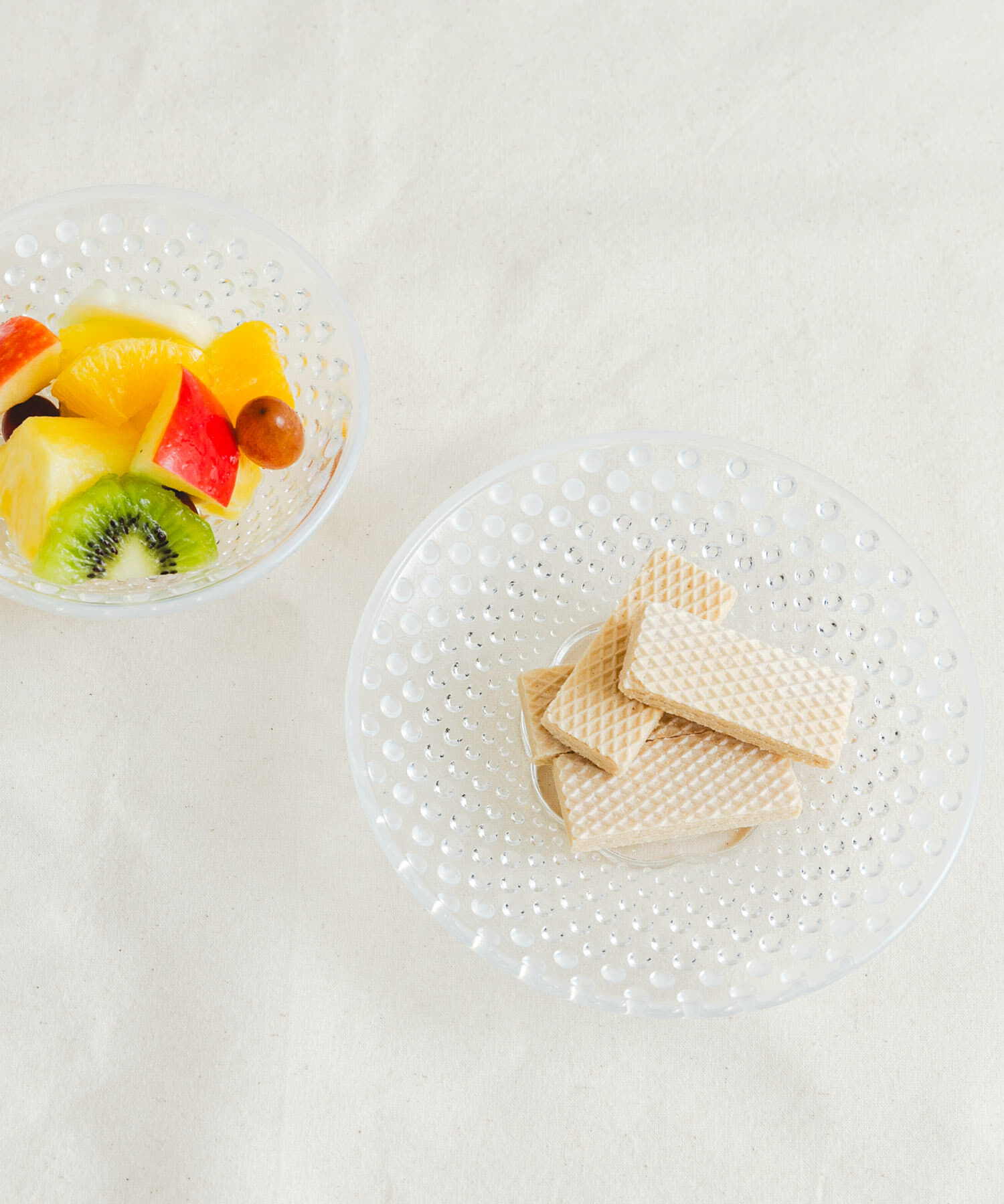 URBAN RESEARCH「『WEB限定』廣田硝子　あられ小皿　白色」|食器・キッチングッズ|