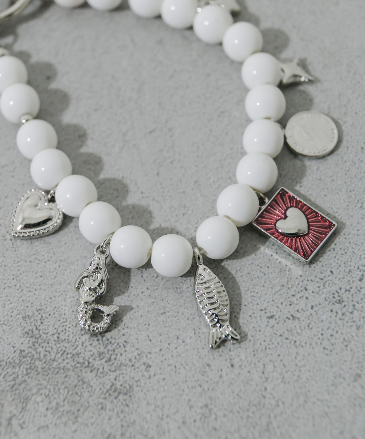 SMELLY「ミックスチャームビーズマンテルブレスレット」|ブレスレット・バングル|