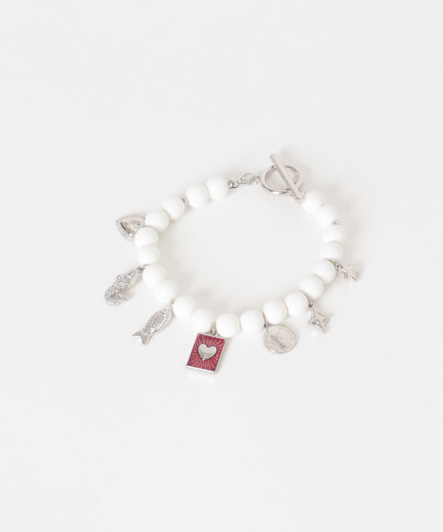 SMELLY「ミックスチャームビーズマンテルブレスレット」|ブレスレット・バングル|