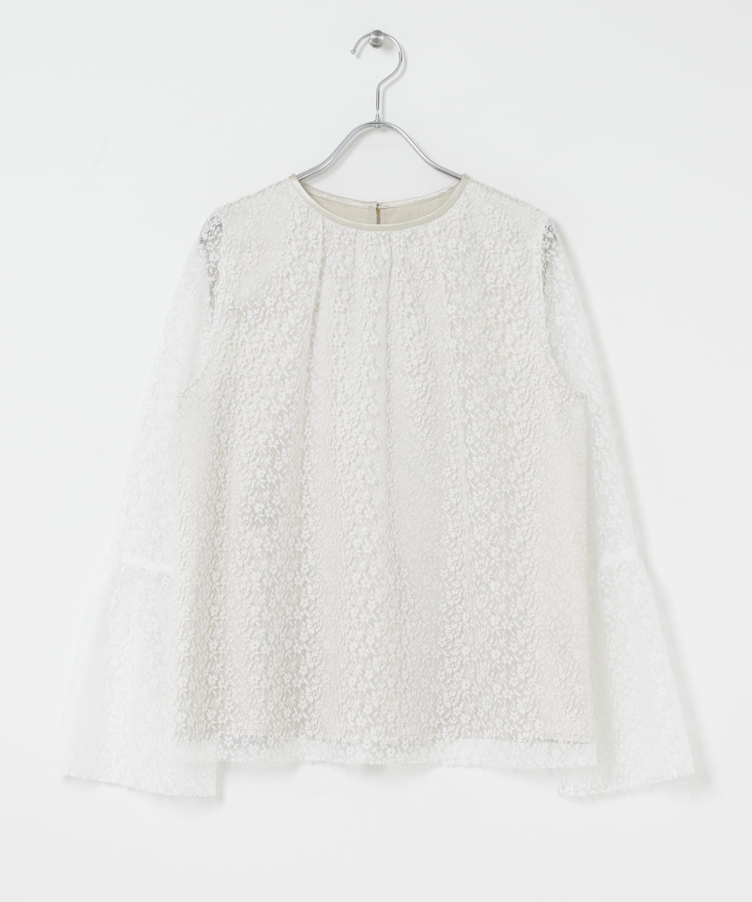 URBAN RESEARCH ROSSO「フレアスリーブレースブラウス」|シャツ・ブラウス|