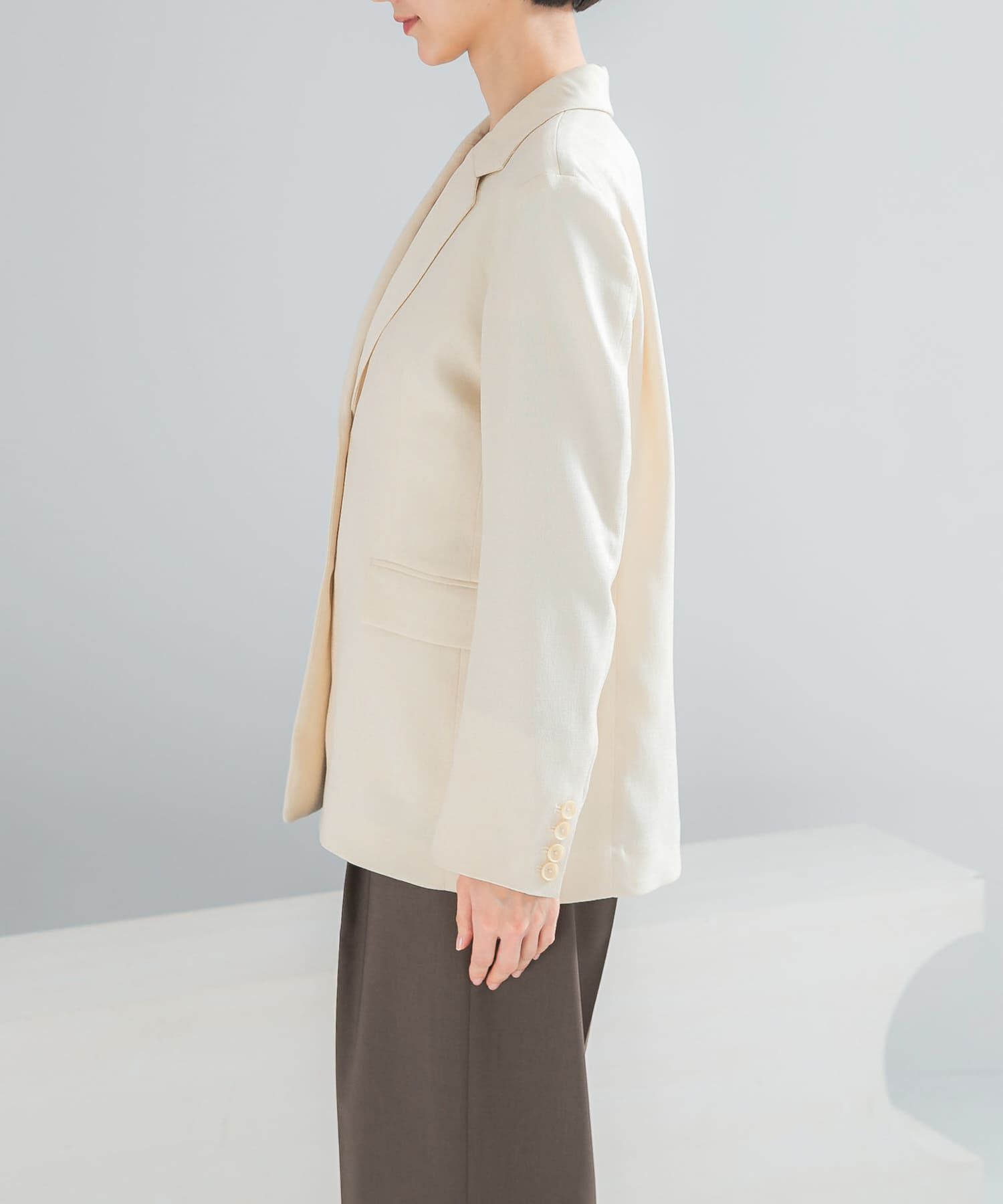 URBAN RESEARCH ROSSO「リネンライクシングルテーラードジャケット」|その他|