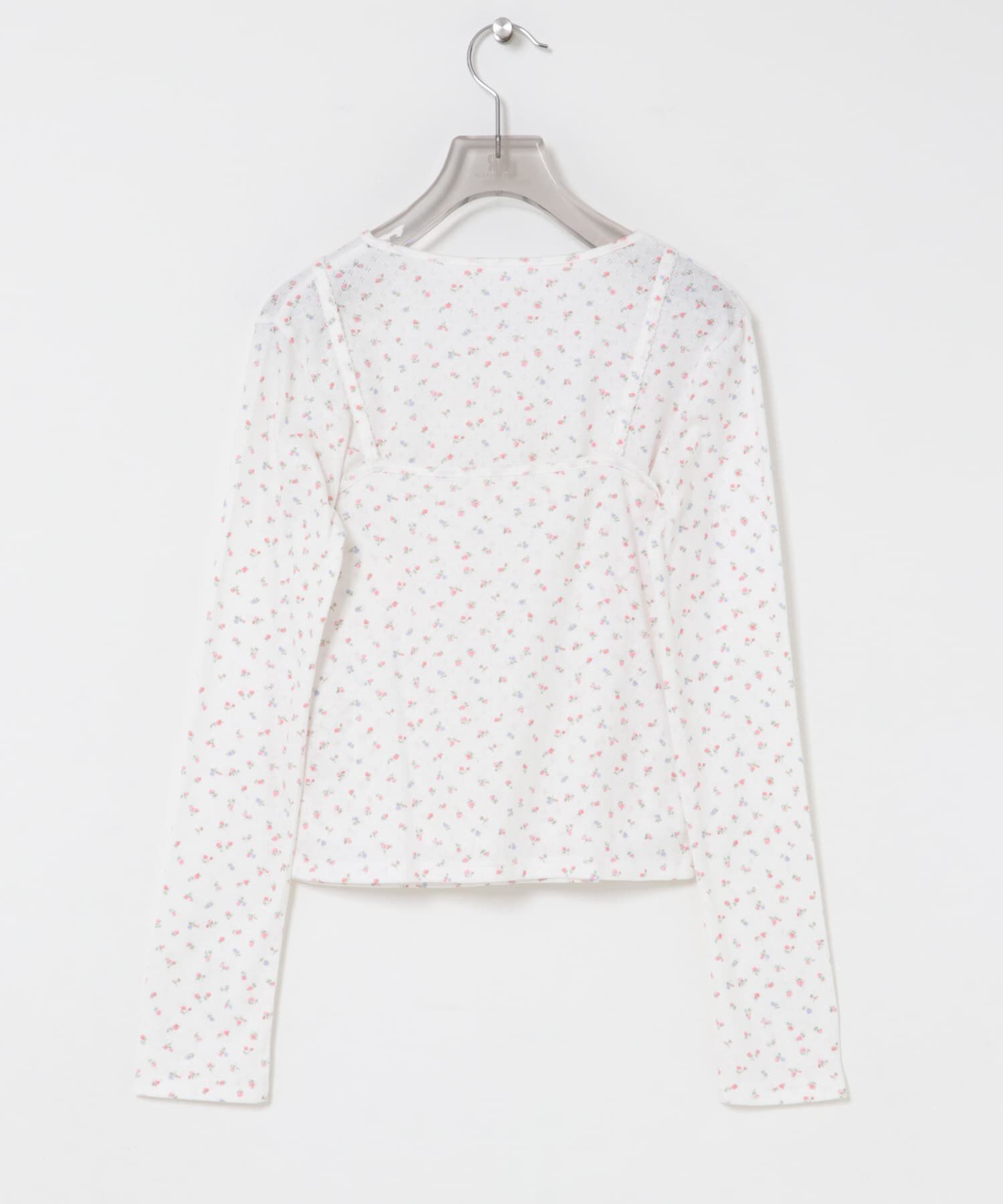 URBAN RESEARCH「キャミセットフラワーアイレットレースカーディガン」|カーディガン|