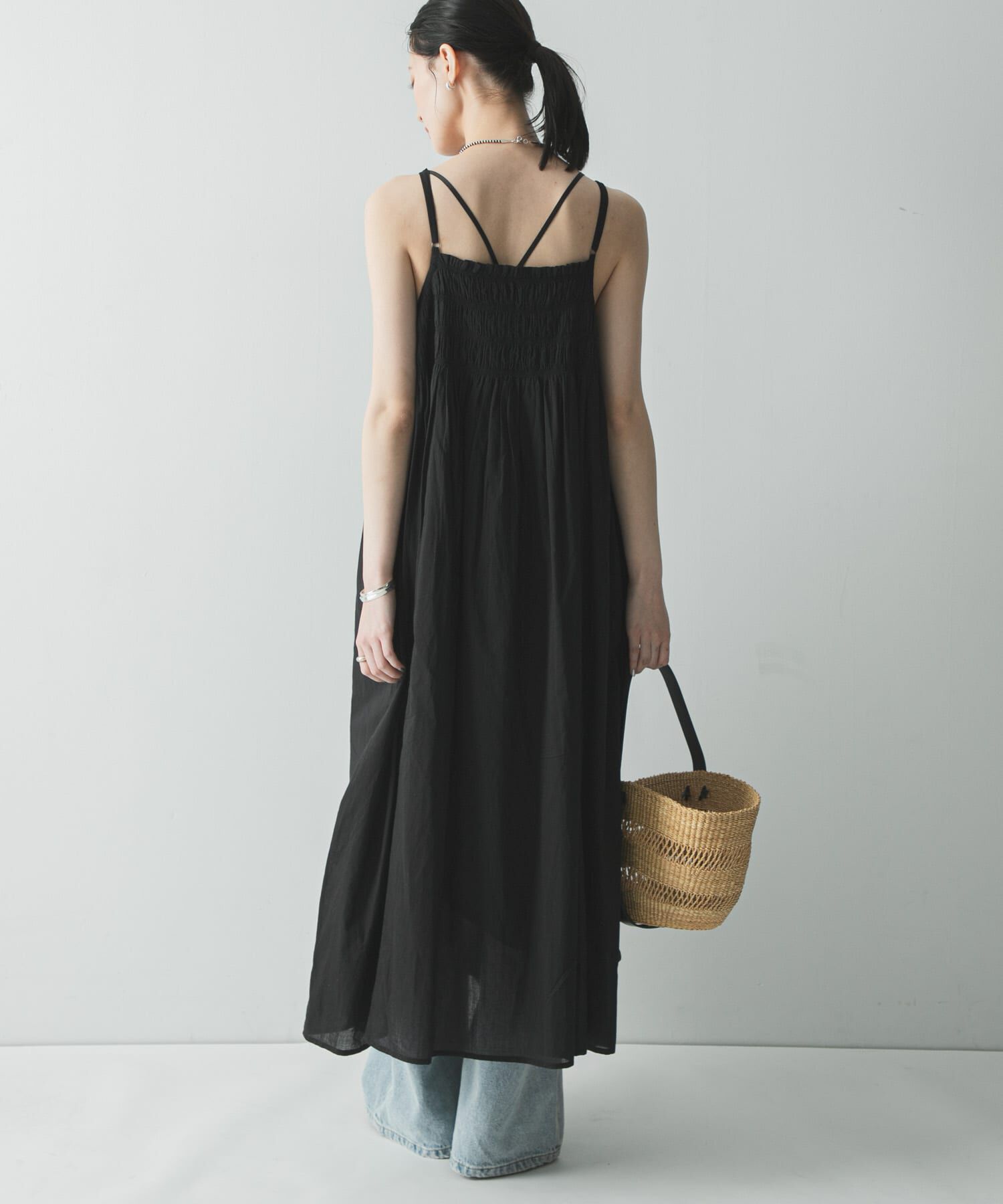 URBAN RESEARCH「コットンギャザーキャミワンピース」|ワンピース|