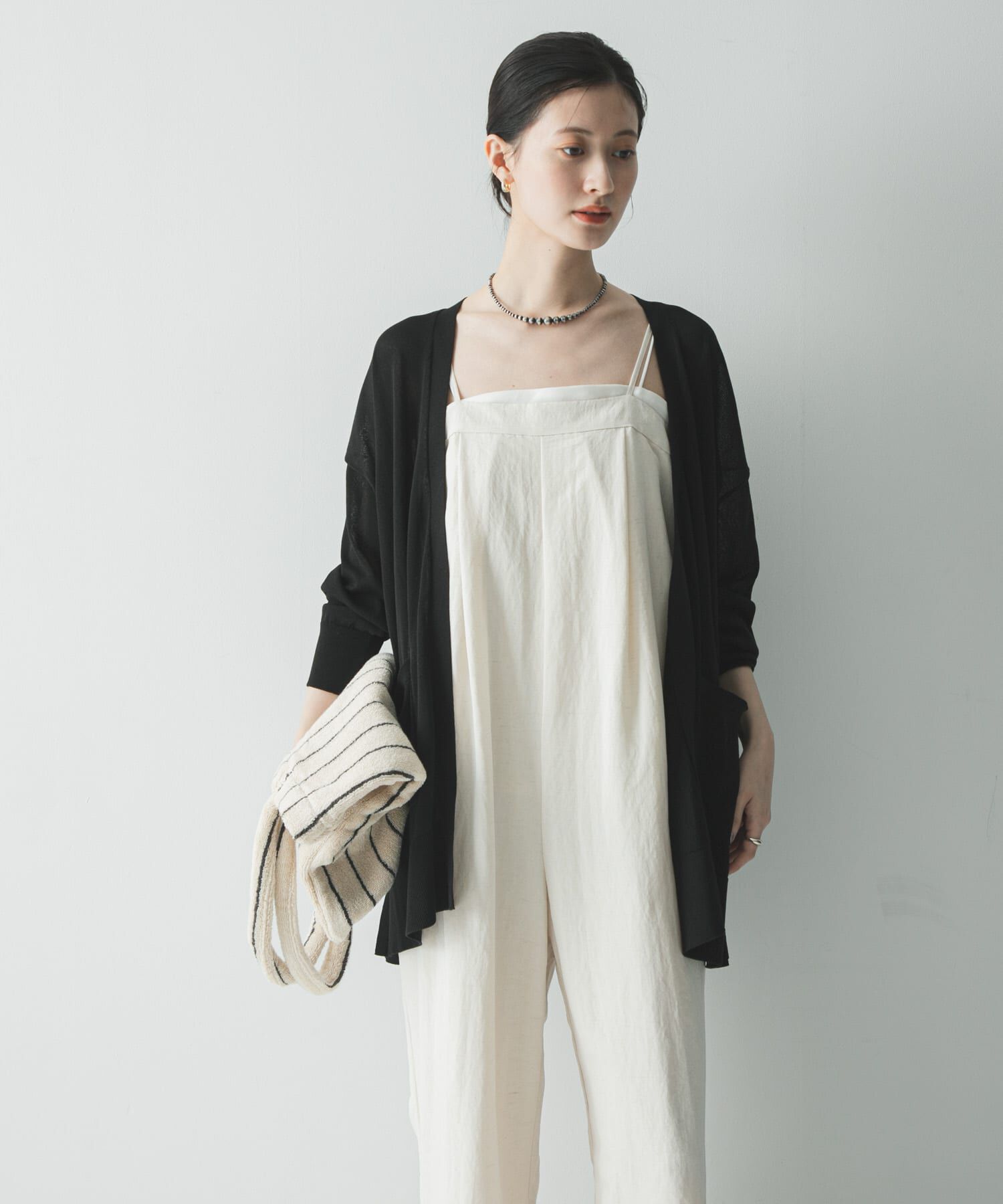 URBAN RESEARCH「タックデザインベアオールインワン」|オールインワン|