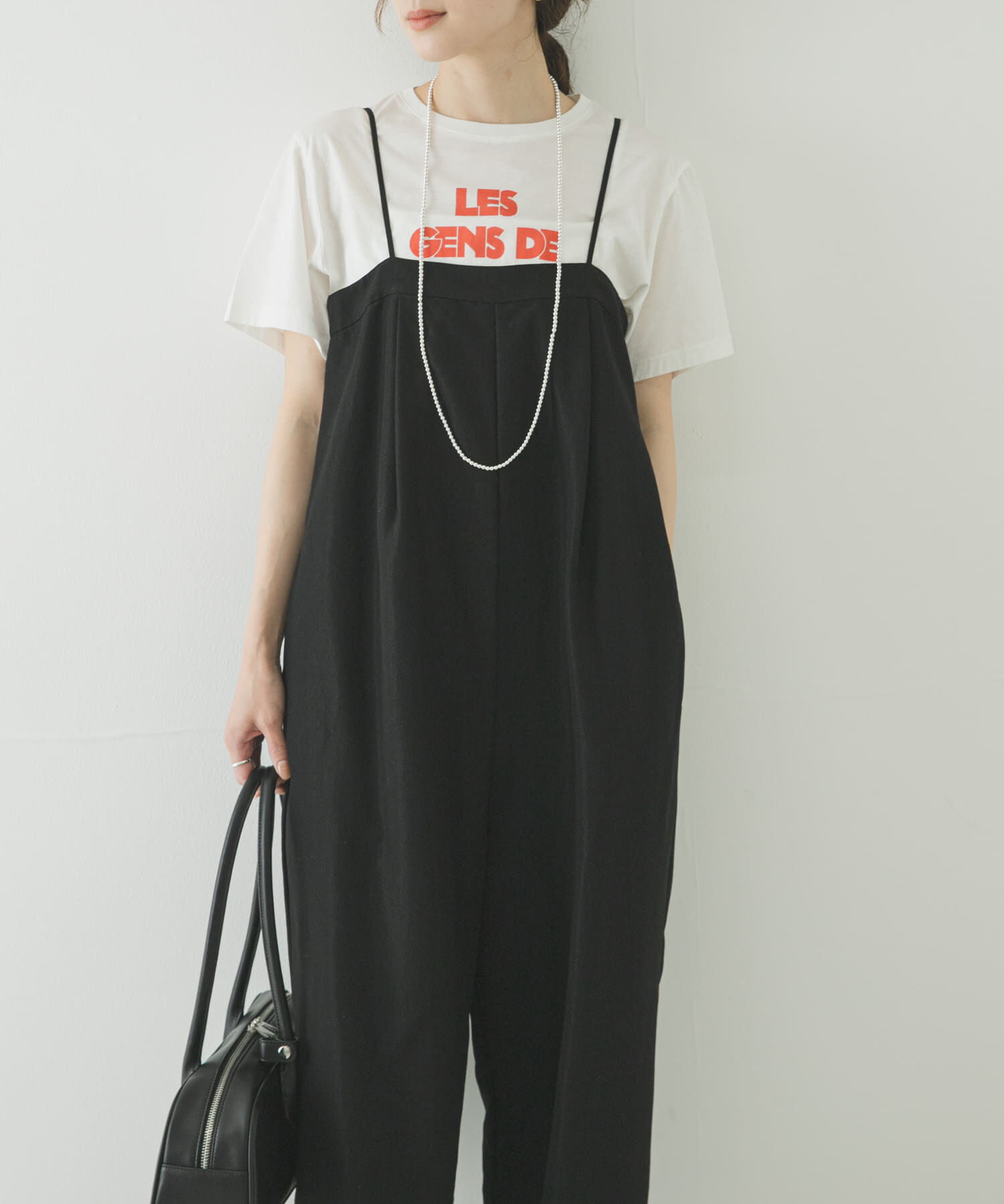 URBAN RESEARCH「タックデザインベアオールインワン」|オールインワン|