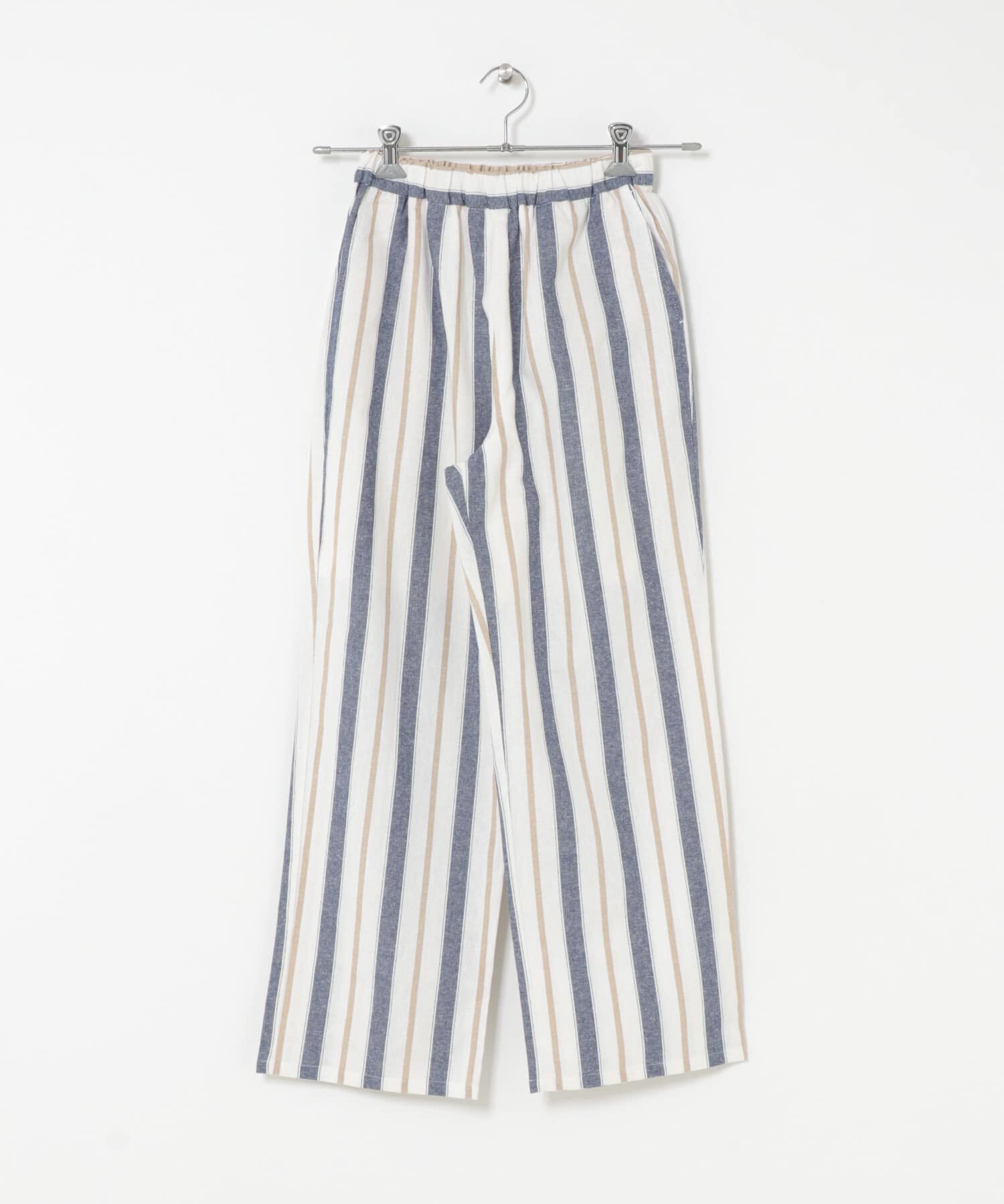 URBAN RESEARCH DOORS「『150サイズ』コットンリネンイージーパンツ(KIDS)」|その他|ストライプ