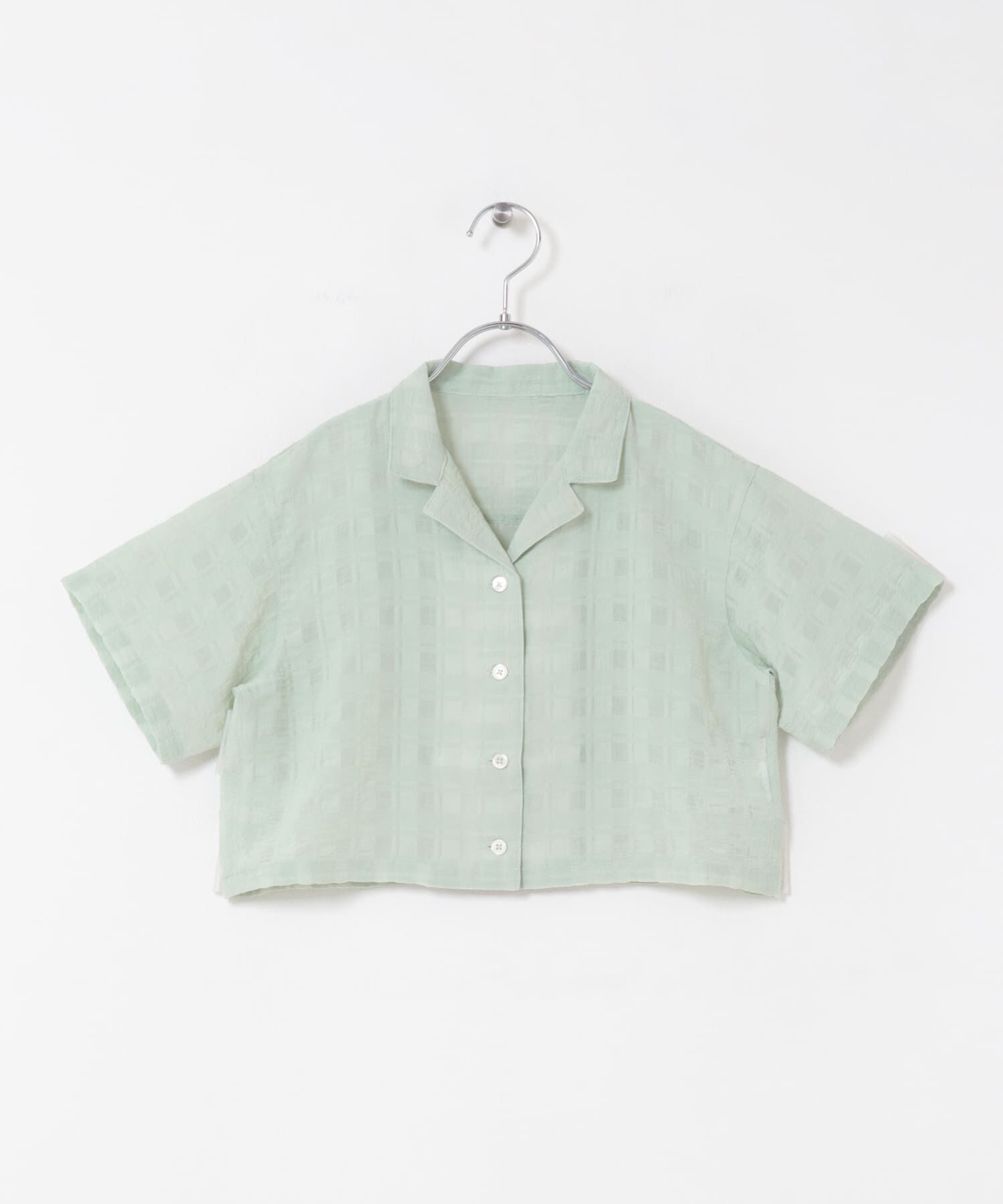 URBAN RESEARCH DOORS「シアーチェックオープンカラーシャツ(KIDS)」|その他|