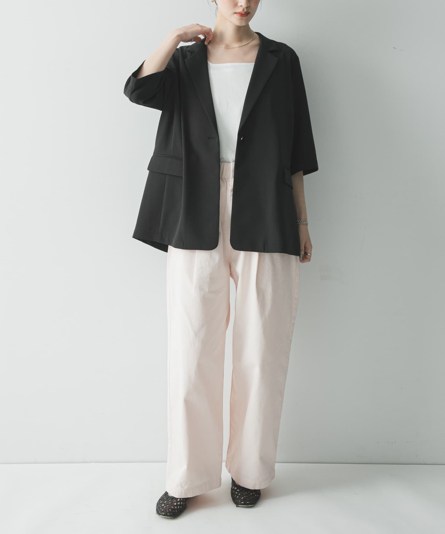 URBAN RESEARCH「『UR TECH DRYLUXE』ハーフスリーブジャケット」|その他|