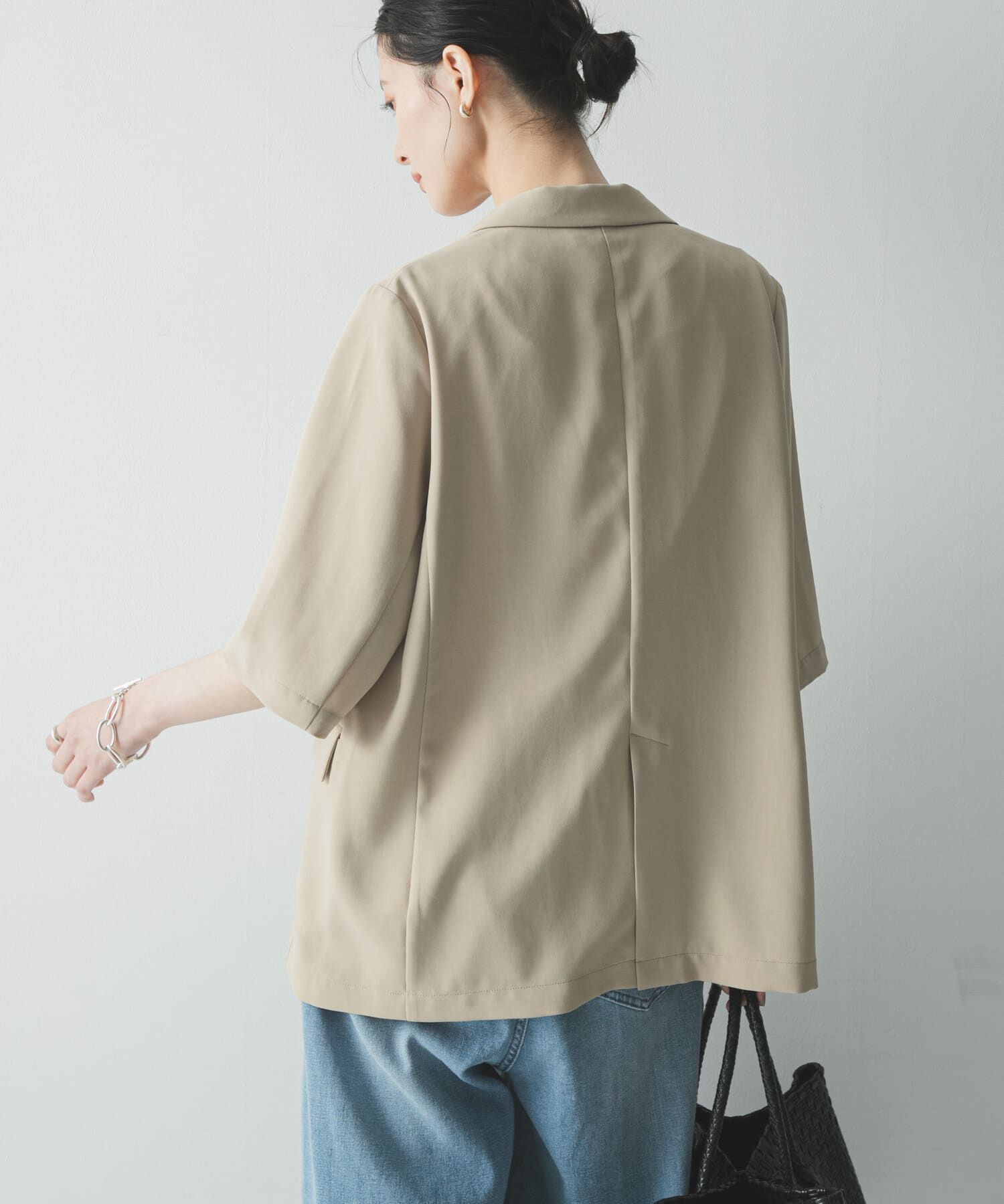 URBAN RESEARCH「『UR TECH DRYLUXE』ハーフスリーブジャケット」|その他|