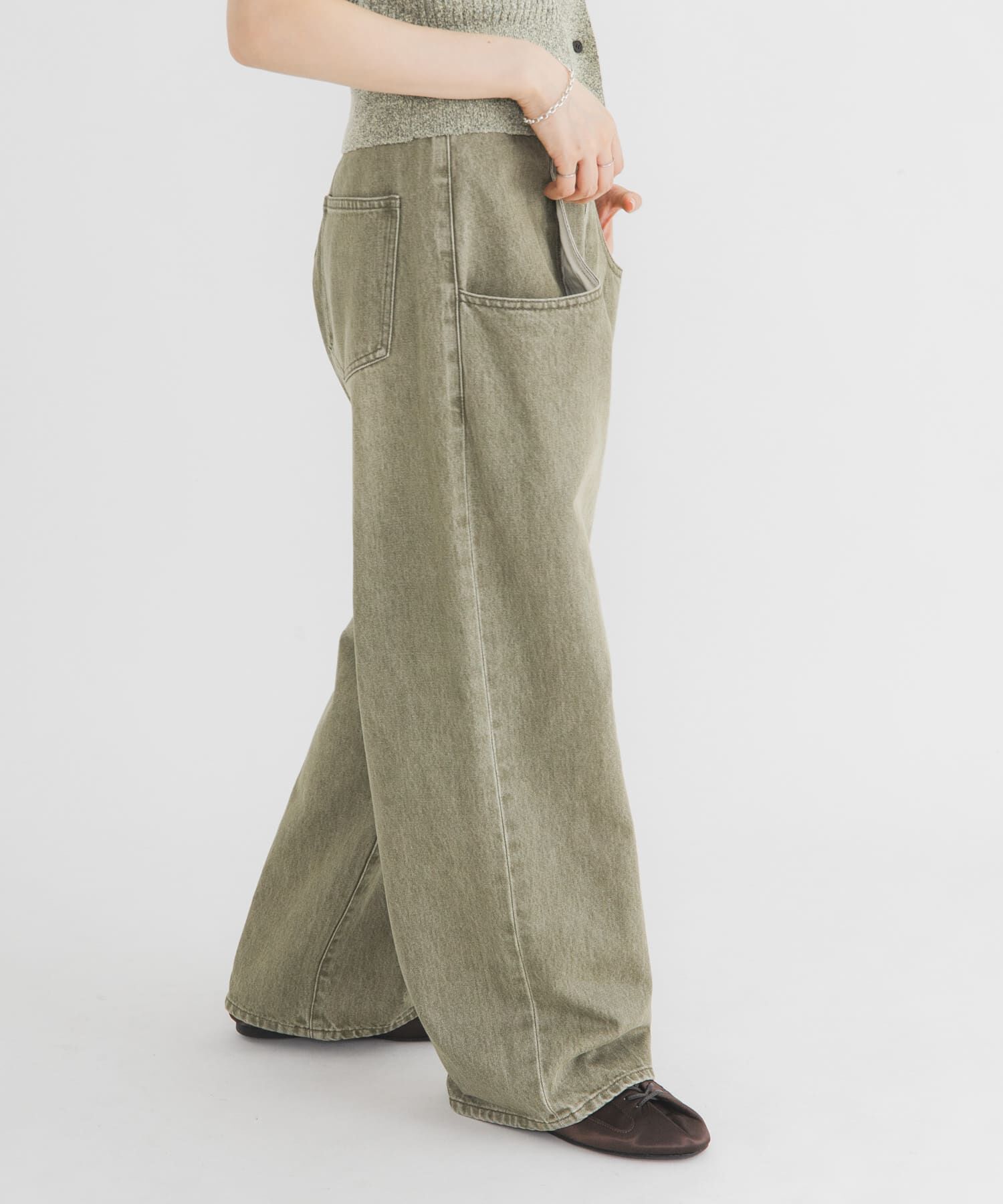  「『3サイズ展開』BIGポケットデザインデニム」|デニム|