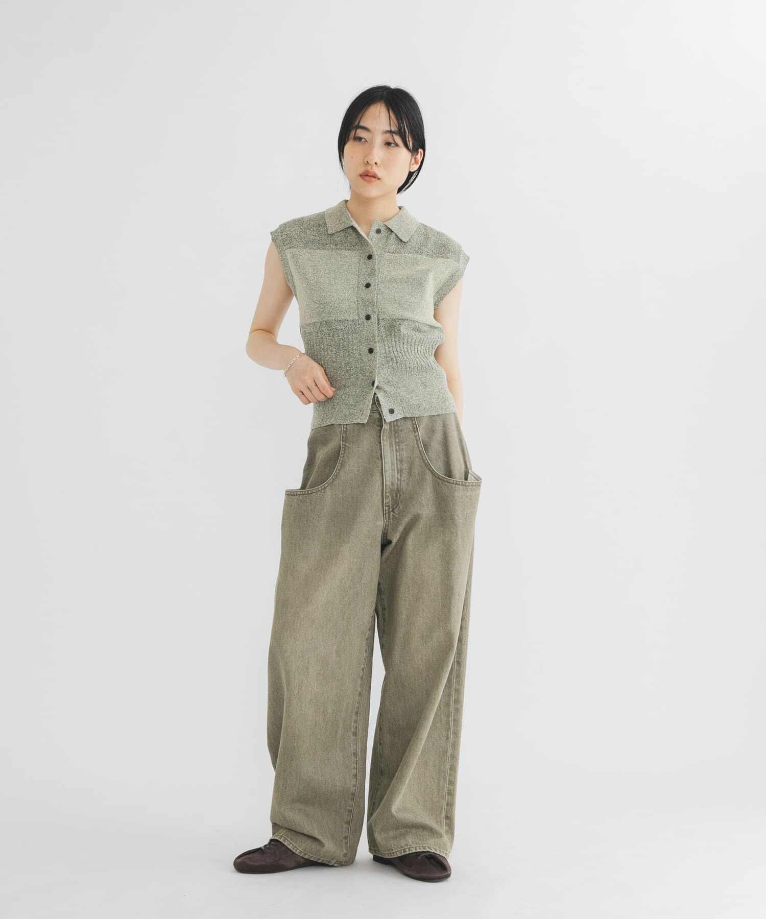  「『3サイズ展開』BIGポケットデザインデニム」|デニム|