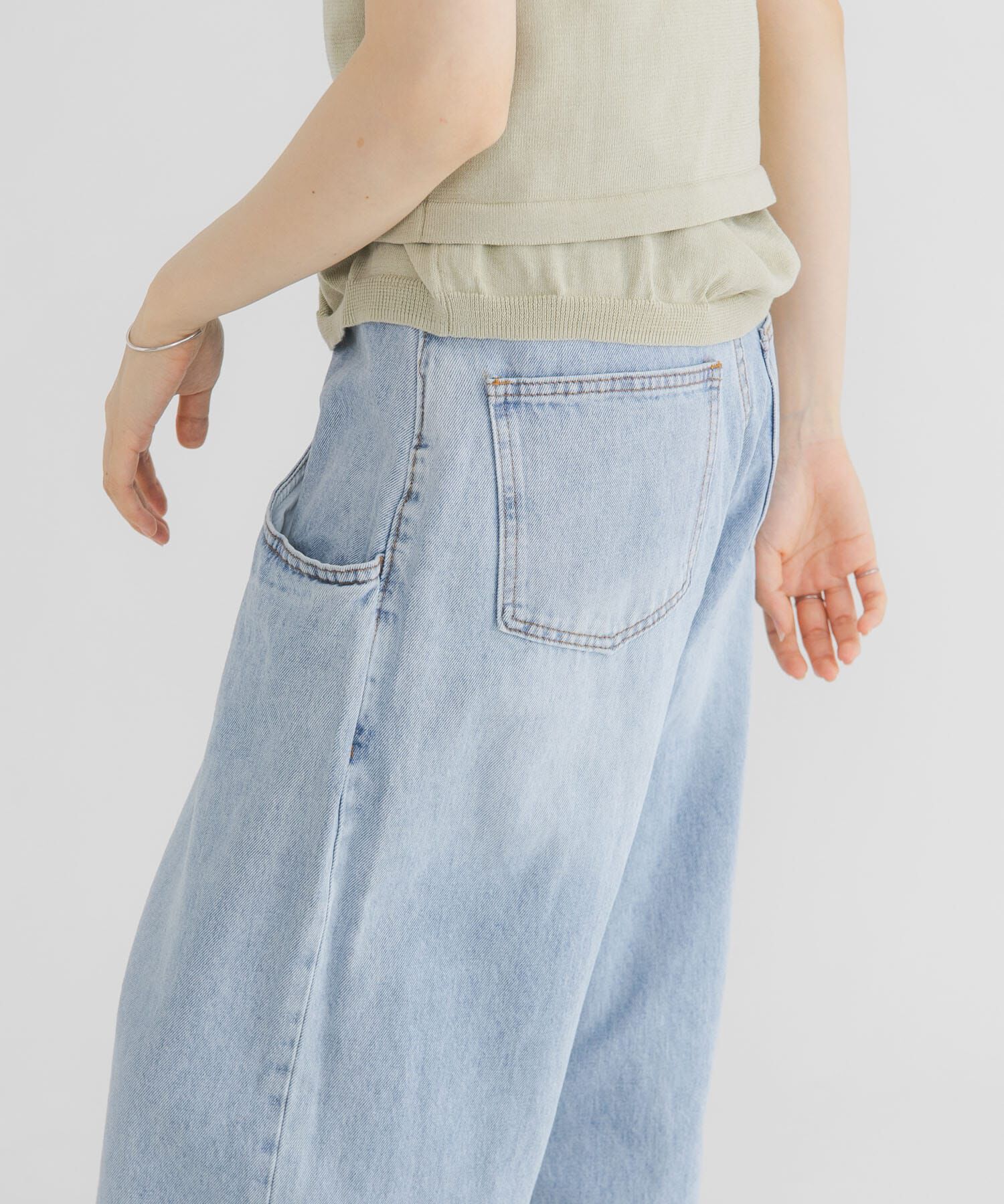  「『3サイズ展開』BIGポケットデザインデニム」|デニム|