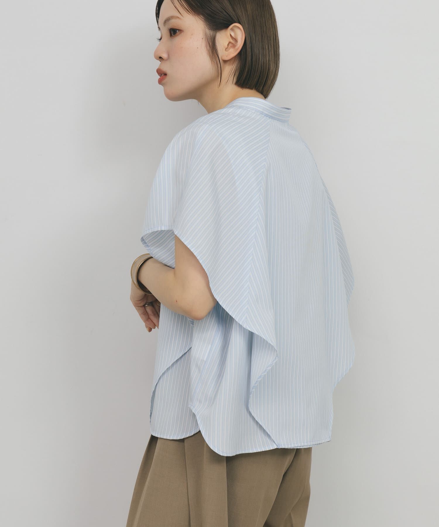  「BOXストライプシャツ」|シャツ・ブラウス|