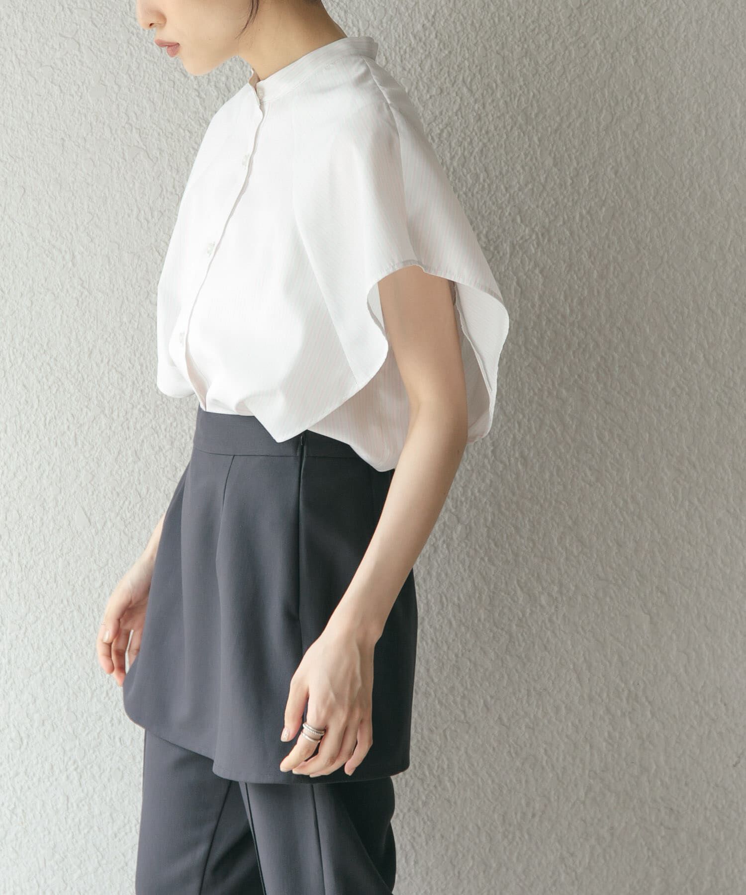  「BOXストライプシャツ」|シャツ・ブラウス|