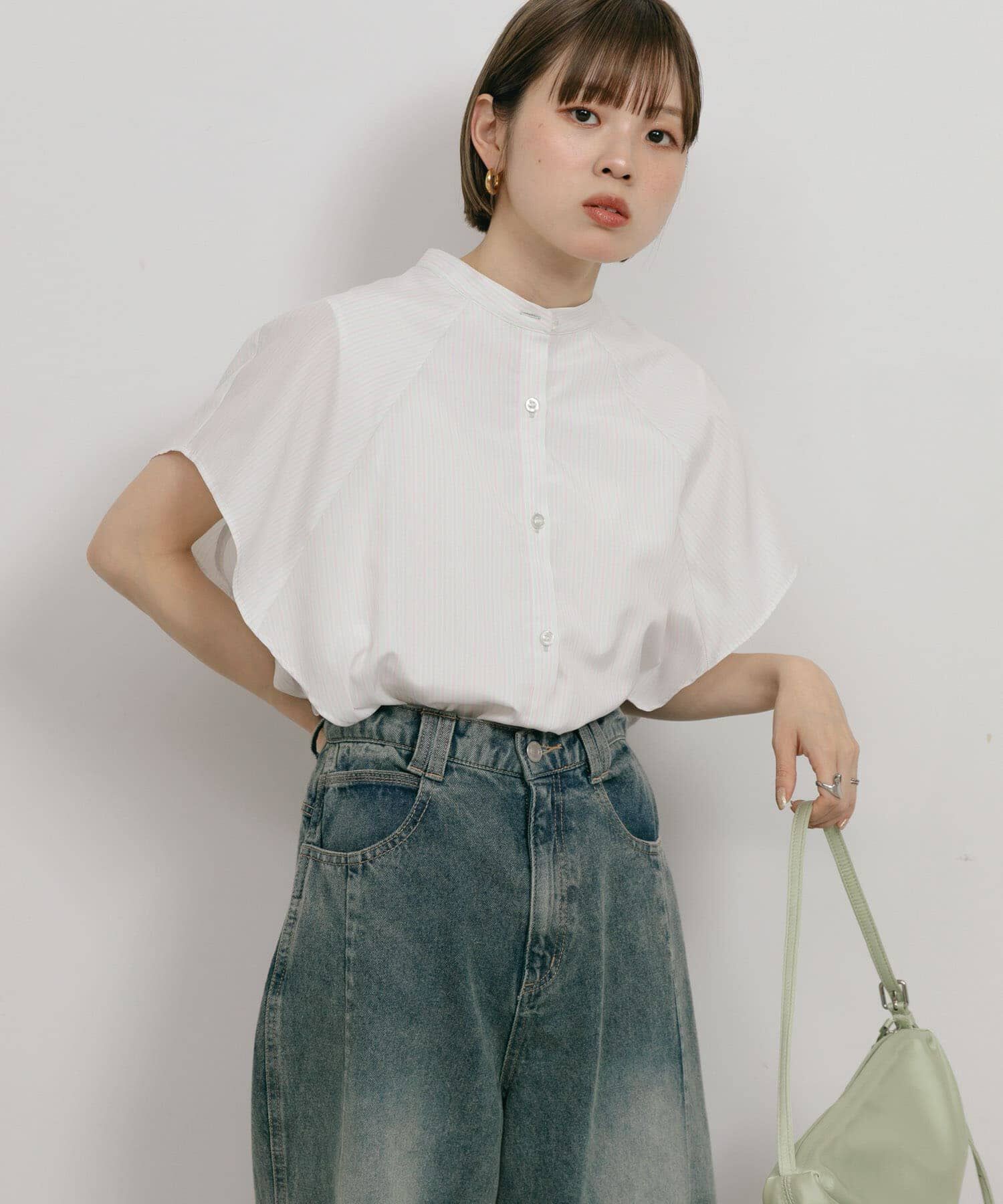  「BOXストライプシャツ」|シャツ・ブラウス|