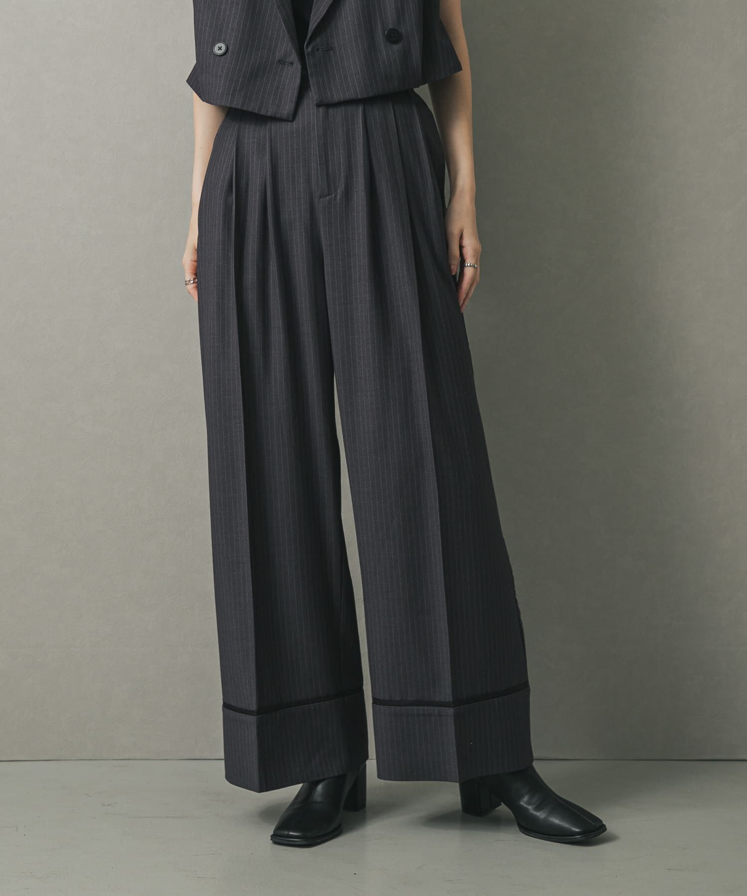 SENSE OF PLACE by URBAN RESEARCH「3タックスラックスワイドパンツ」|その他|