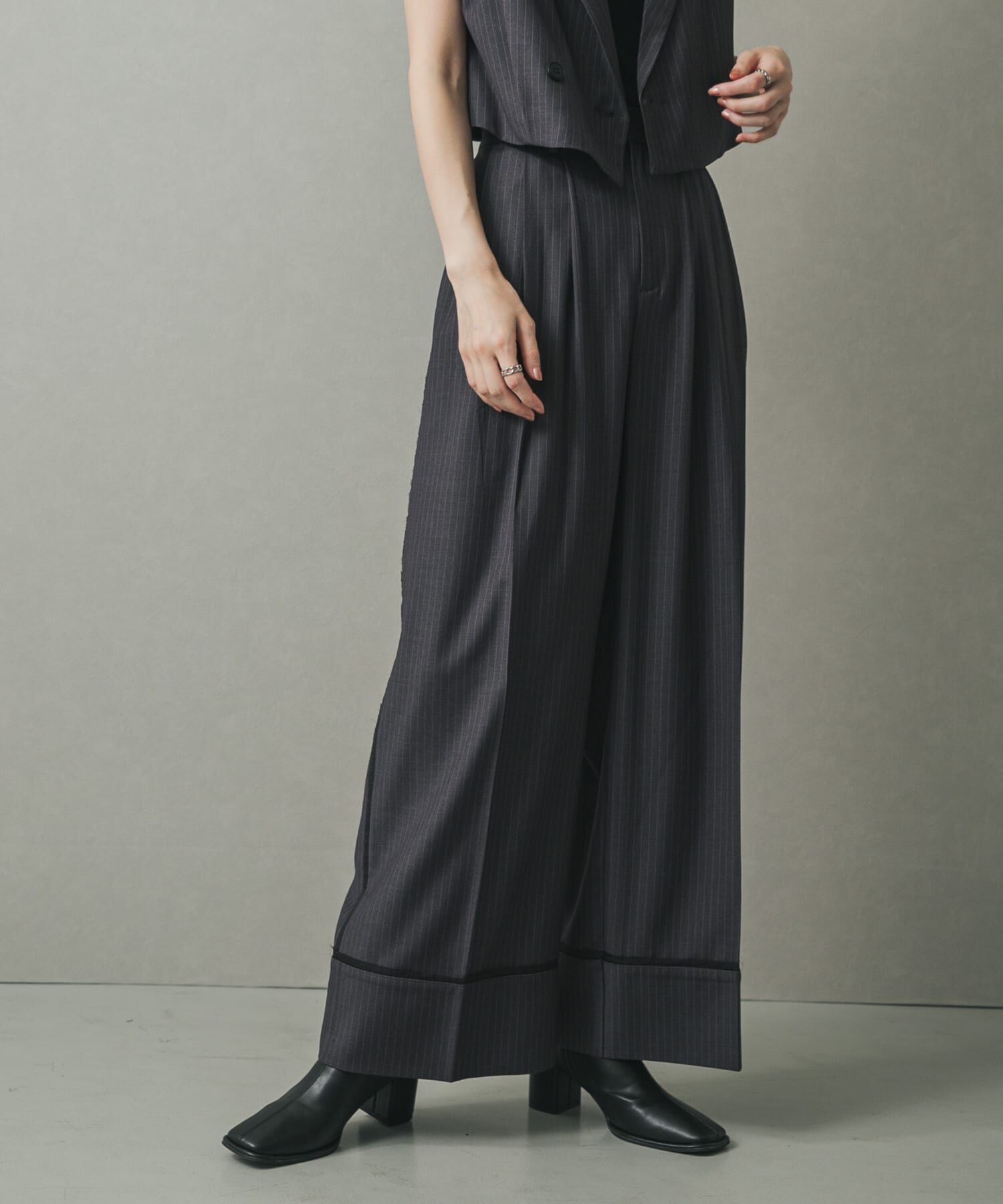 SENSE OF PLACE by URBAN RESEARCH「3タックスラックスワイドパンツ」|その他|