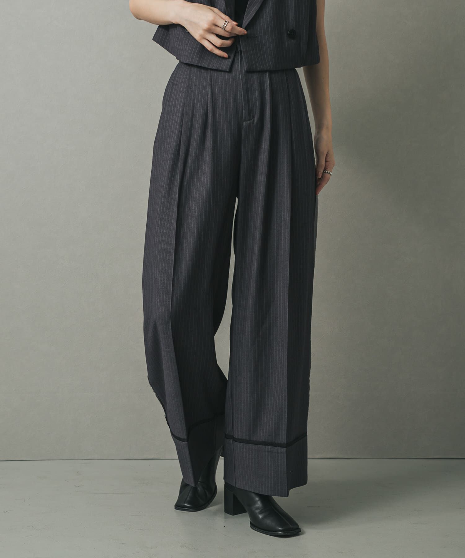 SENSE OF PLACE by URBAN RESEARCH「3タックスラックスワイドパンツ」|その他|