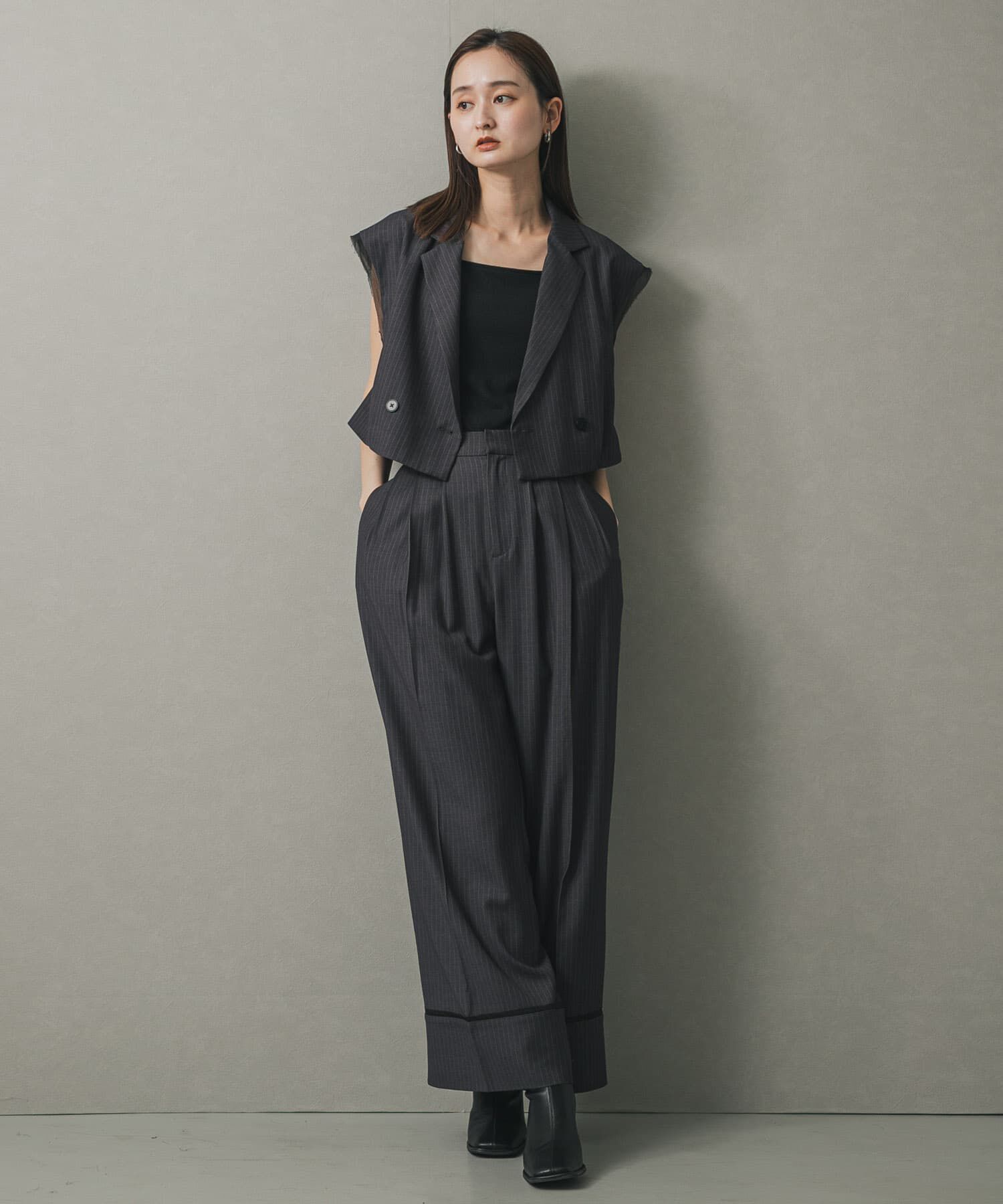 SENSE OF PLACE by URBAN RESEARCH「3タックスラックスワイドパンツ」|その他|