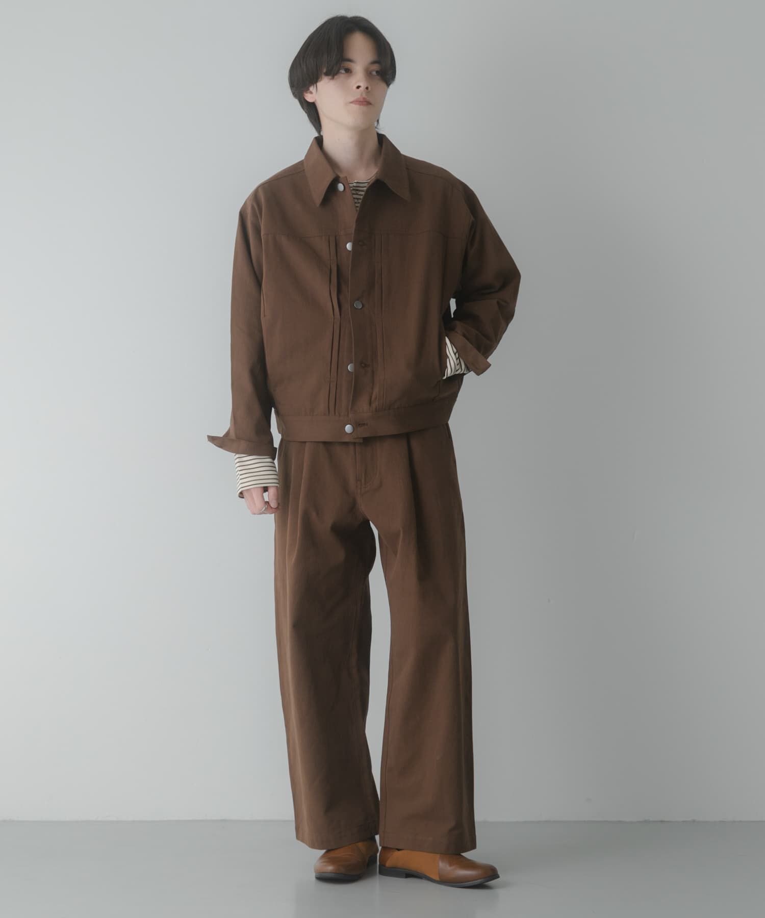 SENSE OF PLACE by URBAN RESEARCH「コットンツイルタックワイドパンツ」|その他|